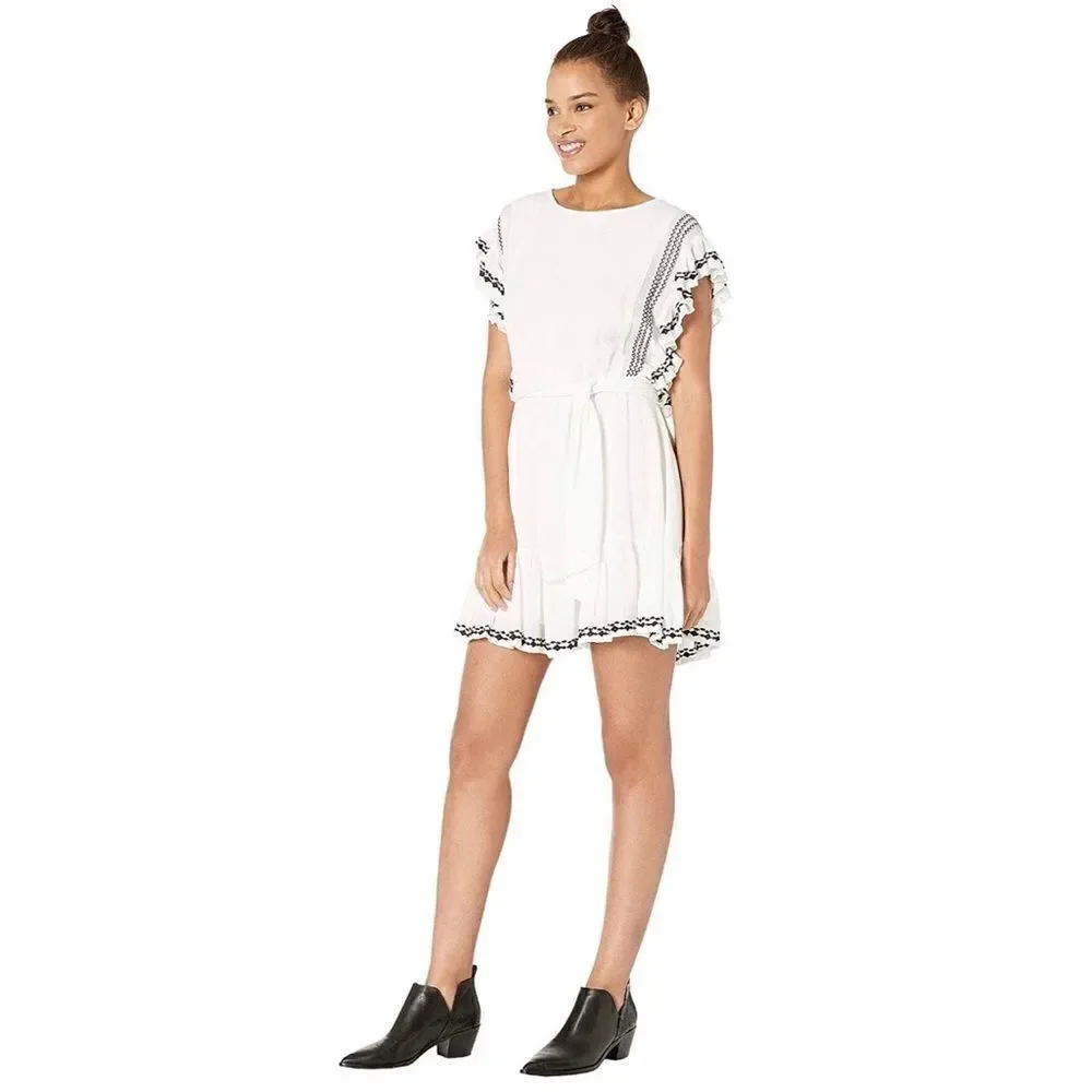 Free People | Weekend Brunch Dress | Ivory/Black